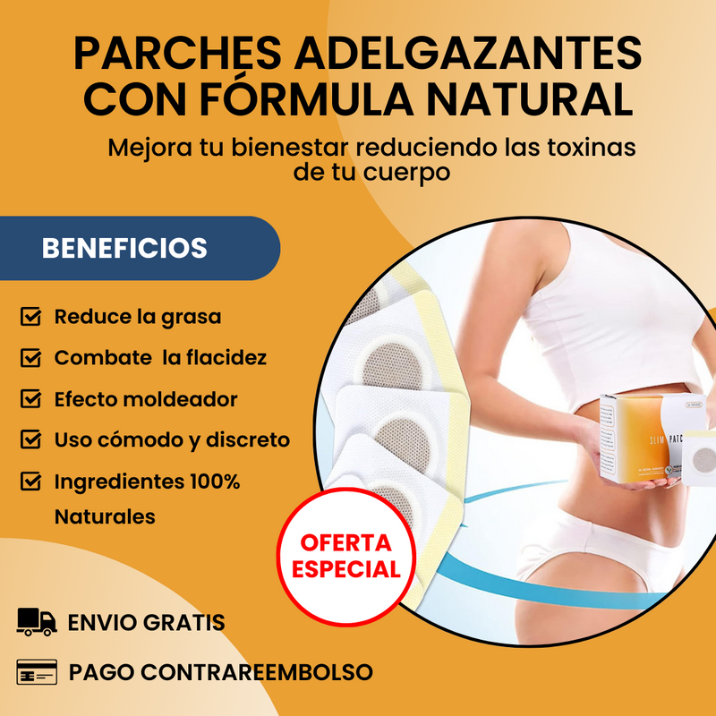 Parches adelganzantes con fórmula natural | SlimPatch™