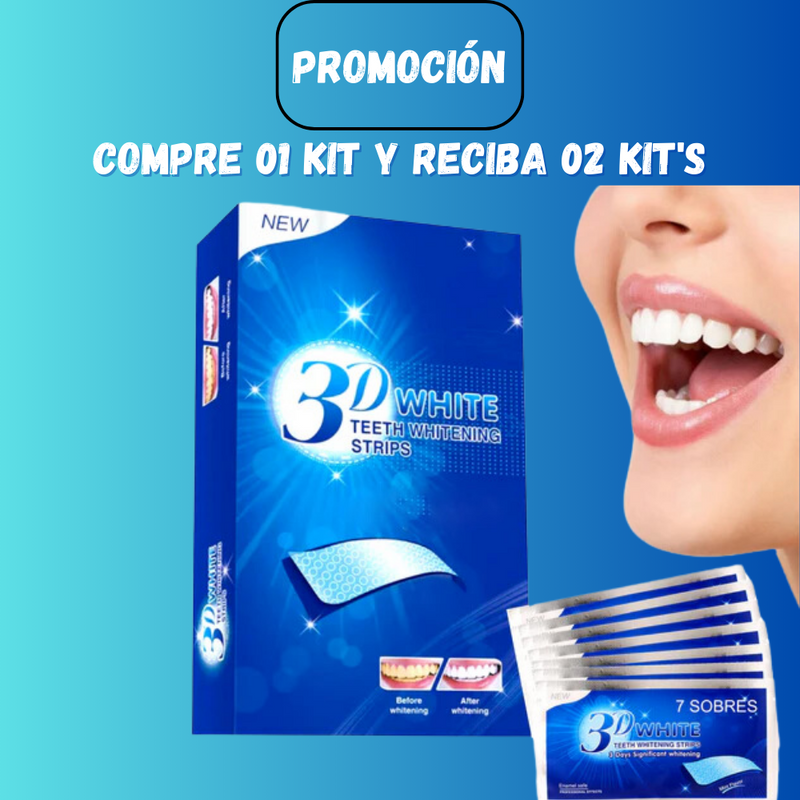 3D WHITE BLANQUEADOR DENTAL - TRATAMIENTO COMPLETO